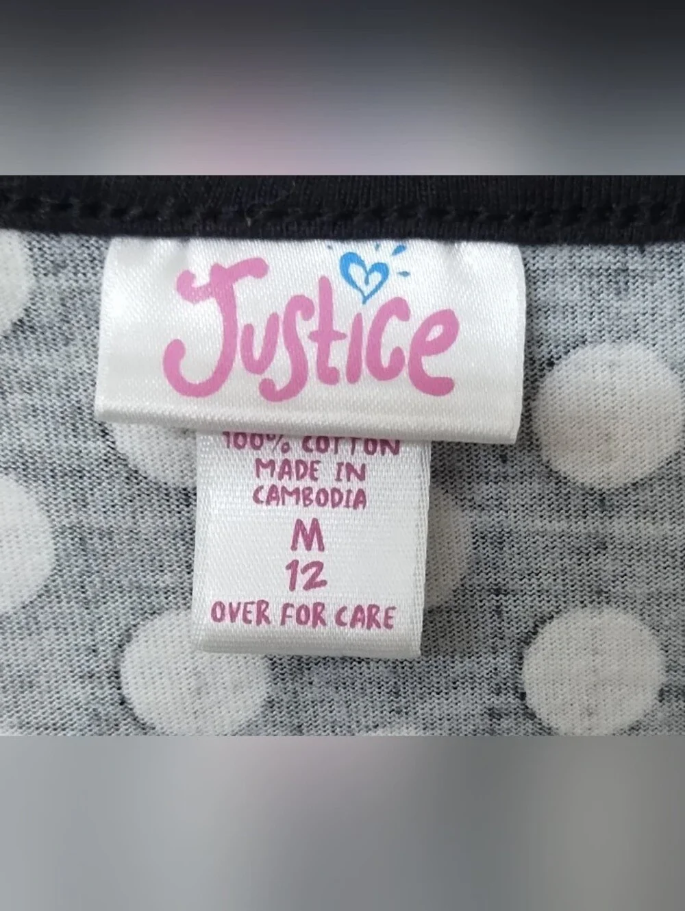 Justice chic black